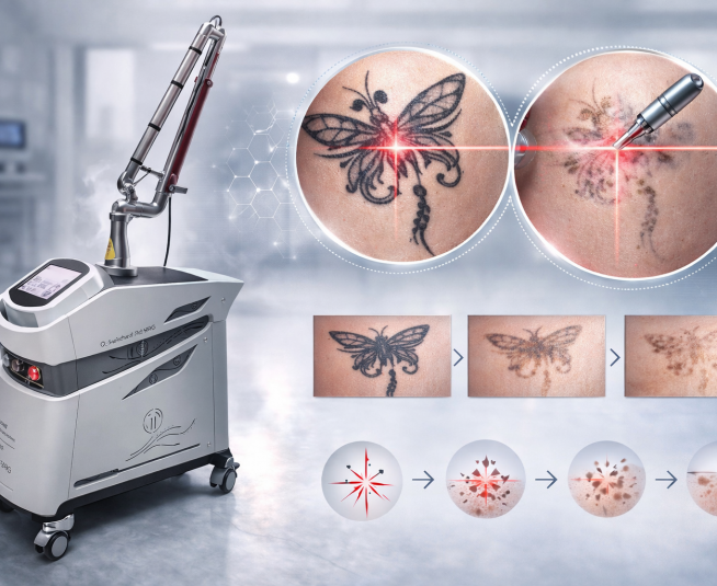 Q-Switched Q10: Η πρώτη επιλογή για τον αποχρωματισμό τατουάζ & μελαγχρωματικών βλαβών