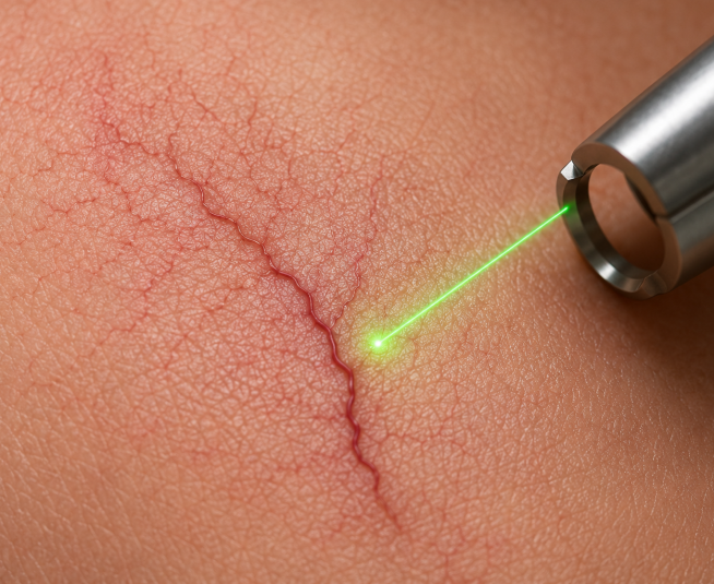 KTP 532nm LASER: Στοχευμένη αντιμετώπιση αγγειακών βλαβών στην αισθητική ιατρική