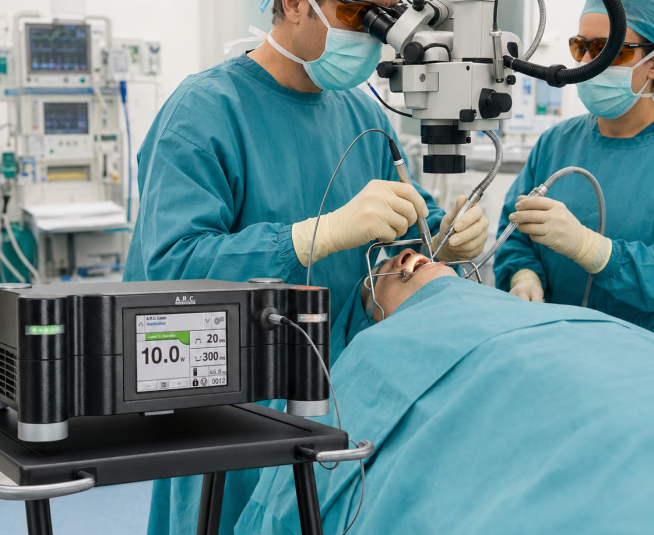 Το καινοτόμο μπλε LASER 450nm για ελάχιστα επεμβατικές χειρουργικές επεμβάσεις ΩΡΛ